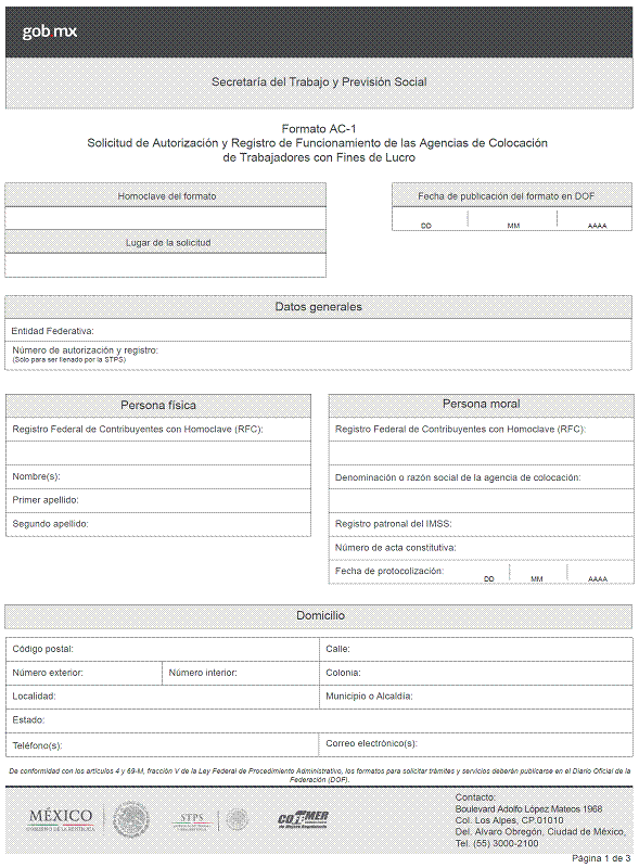 Acuerdo Por El Que Se Dan A Conocer Los Lineamientos De Operacion Y Los Formatos Para La 1335